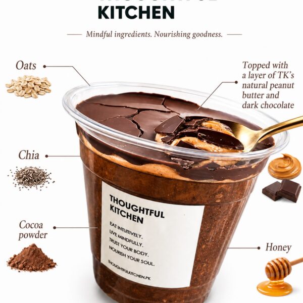 Chocolate & PB Overnight Oats