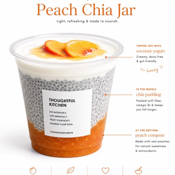 Peach Compote with Chia Pudding